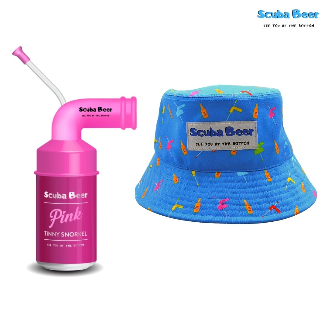 Scuba Beer™ Snorkel + Bucket Hat