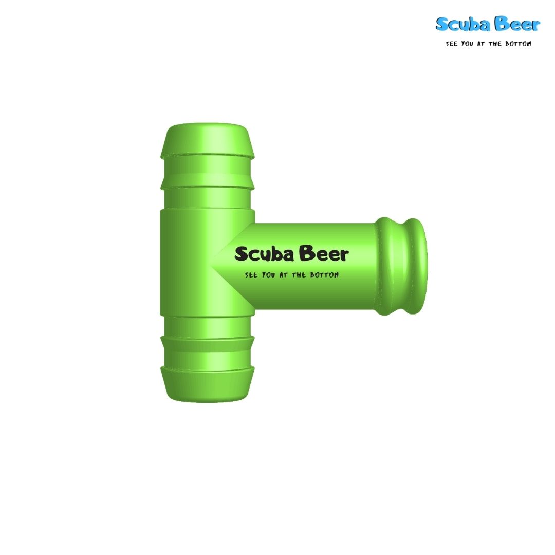 Scuba Beer Snorkel - Double Snorkel Connector
