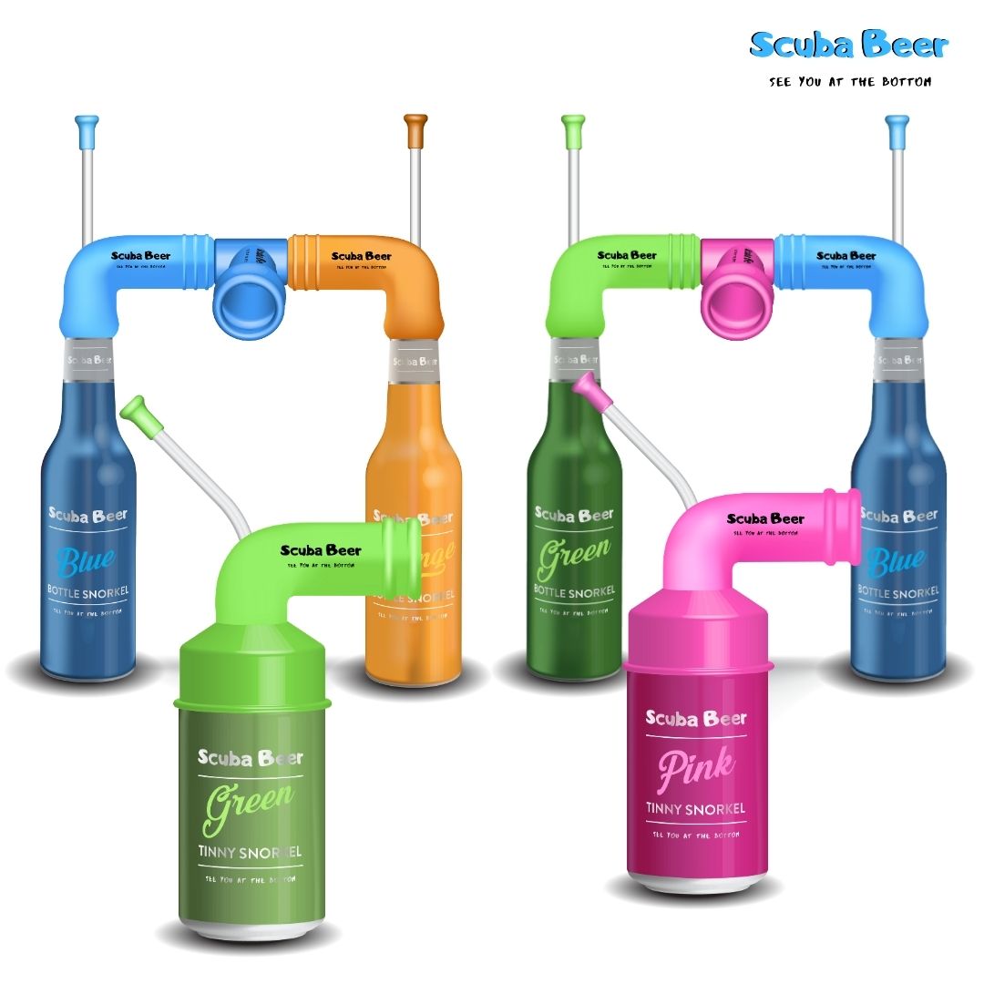 Scuba Beer Snorkel - Scuba Beer™ See You At The Bottom Pack
